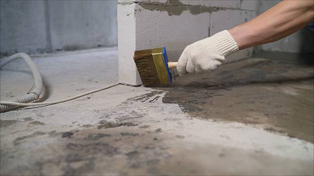 SJ Waterproofing Pros Interior Drainage System coverage map for Olney, MD and surrounding area